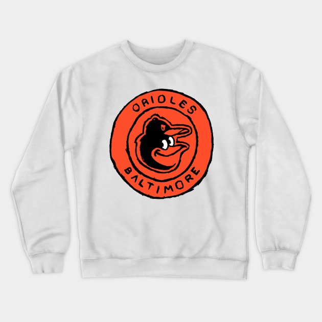 Baltimore Orioleeees 03 Crewneck Sweatshirt by Very Simple Graph